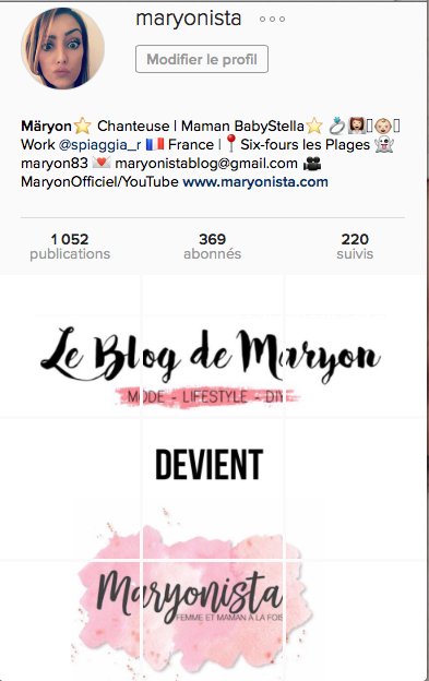 MaryonistaBlog's tweet image. Hey au fait, je change de nom Insta ;) #instagram #nouveaunom #nouveaublog #mêmepersonnalité