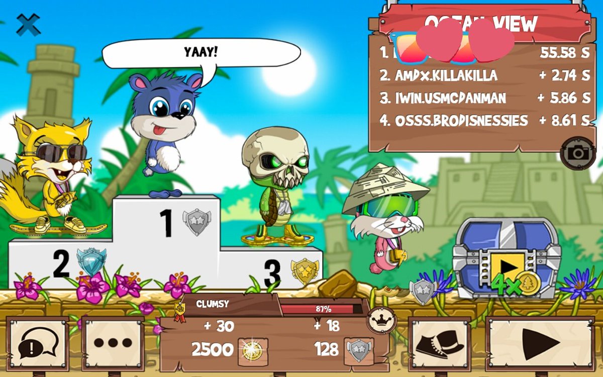 Enif1FR2's tweet photo. Luckyyy #funrun2 #killakilla #USMCdanman #BrodisNessies https://t.co/9aq16bD0c5