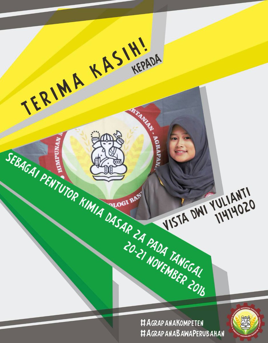 [Apresiasi Tutor]

#AkademikAgrapana
#AgrapanaBaPer