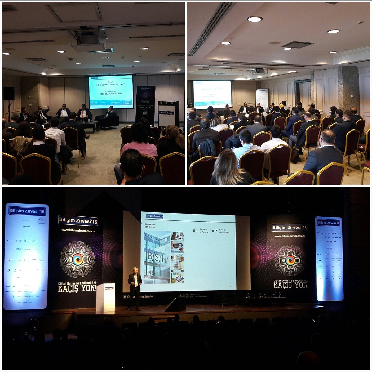 haliccongressc's tweet photo. @ictsummitnow #bilisimzirvesi 2016 2.gününde de tüm hızıyla #Haliçkongremerkezi nde devam ediyor https://t.co/5viU4o5eJK