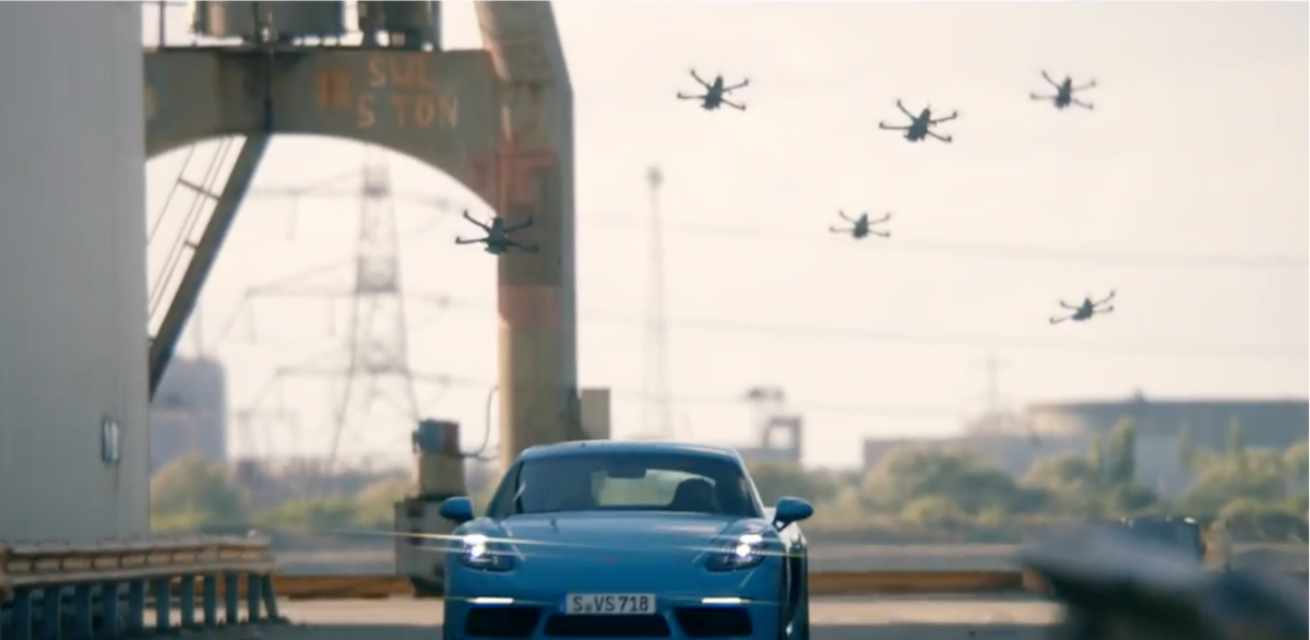 porsche_911_996's tweet photo. Is the #Porsche 718 #Cayman able to outrun a swarm of race #dronesRace #video https://t.co/YOIxWP7lq5 @PorscheRetail @Porsche911UK Follow RT https://t.co/lxzsMqc8e6