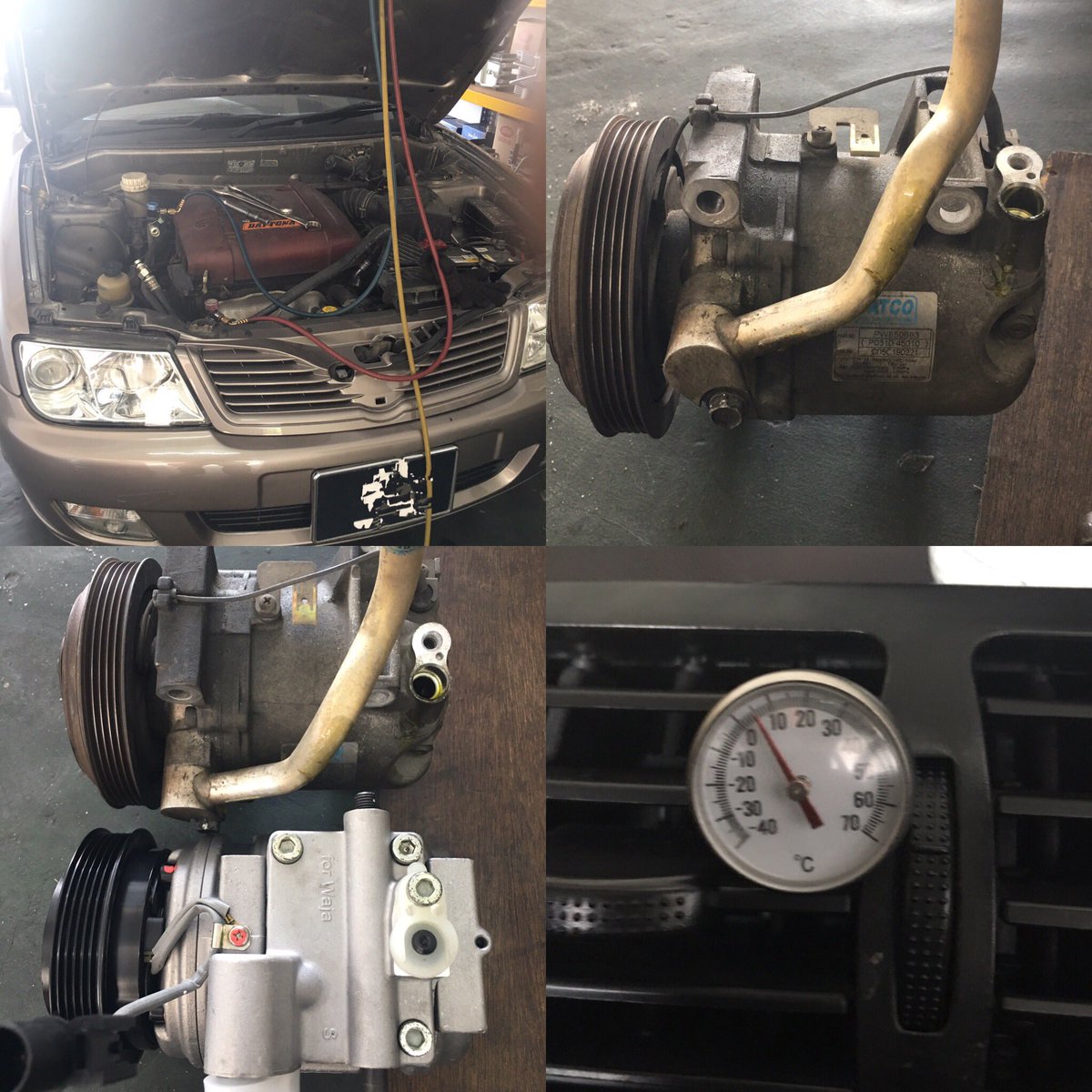 Lionel Chin Jung Fui No Twitter Waja Aircond Tidak Sejuk Compressor Rosak Dan Loose Pressure Tukar Compressor Original Patco To Denso Compressor Well Done Https T Co Sdwwfcyddx