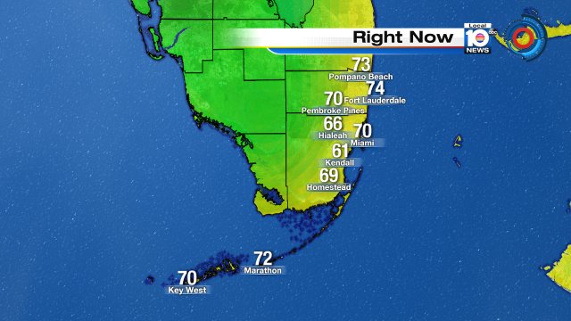 Nice start to #Wednesday. Current temps this morning in the 60s & the low 70s #Flwx https://t.co/ZiaNvv0Kx5