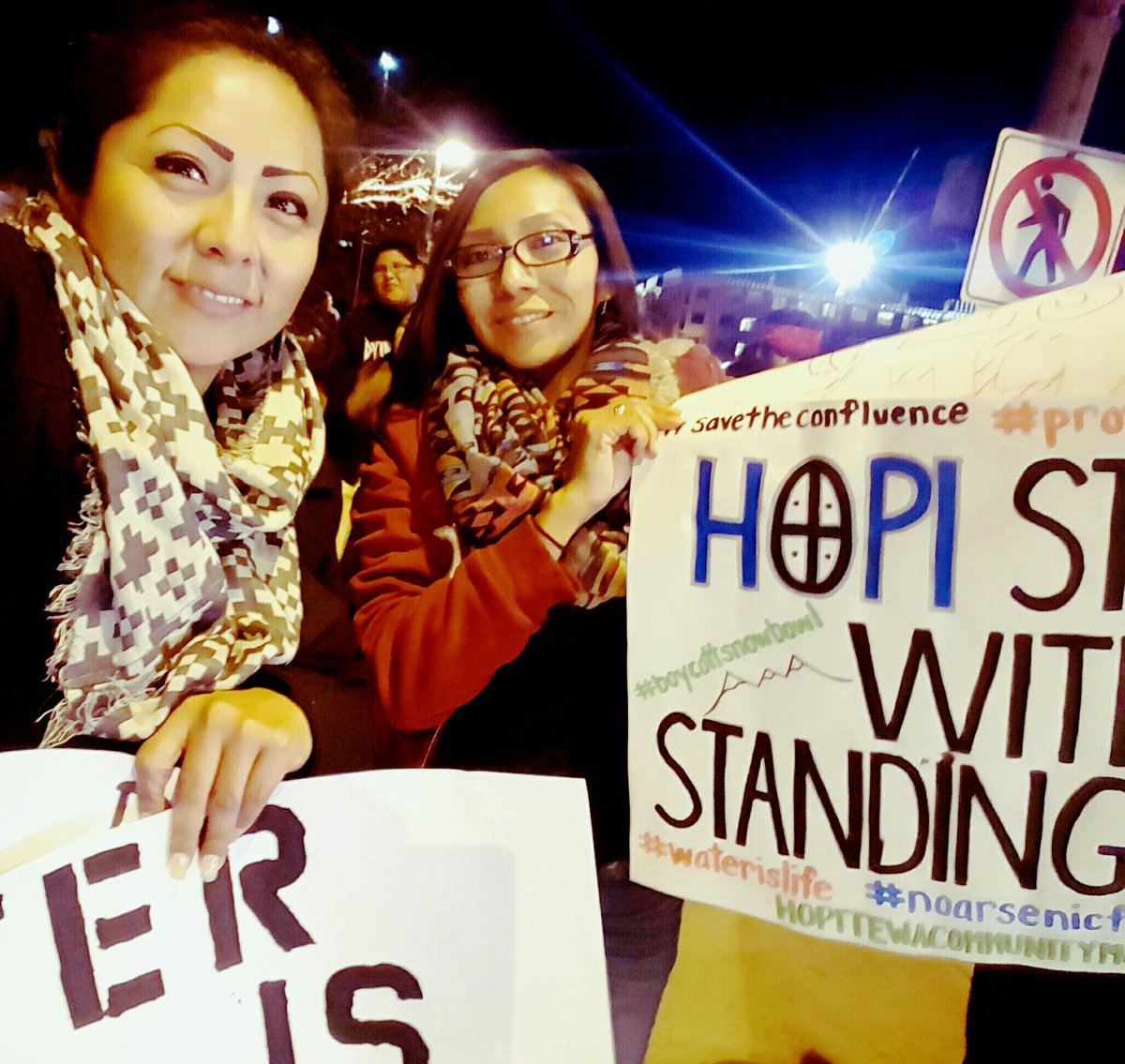 sphonani's tweet photo. On our way back to standing rock! #hopistandswithstandingrock #nodapl @SacredStoneCamp @indiancountry @HonorTheEarth @TheHopiTribe https://t.co/IdaoXesTzz
