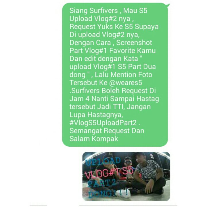 R12Lovers_OFC's tweet photo. #R12Lovers udah pada nonton vlog @WeareS5 part1 kan? Mau tau kelanjutan yg part2 ikutin cara yg difoto👇yuk ramein hastag #VlogS5UploadPart2 https://t.co/m77p8kqJes