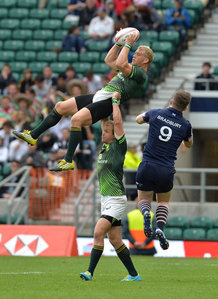 Blitzboks's tweet photo. Springbok Sevens captaincy changes hands as @kylegbrown hands over to @snymanphilip - more here: https://t.co/HuXsS087fI @SteinhoffRugby https://t.co/J4YGIOuqLz