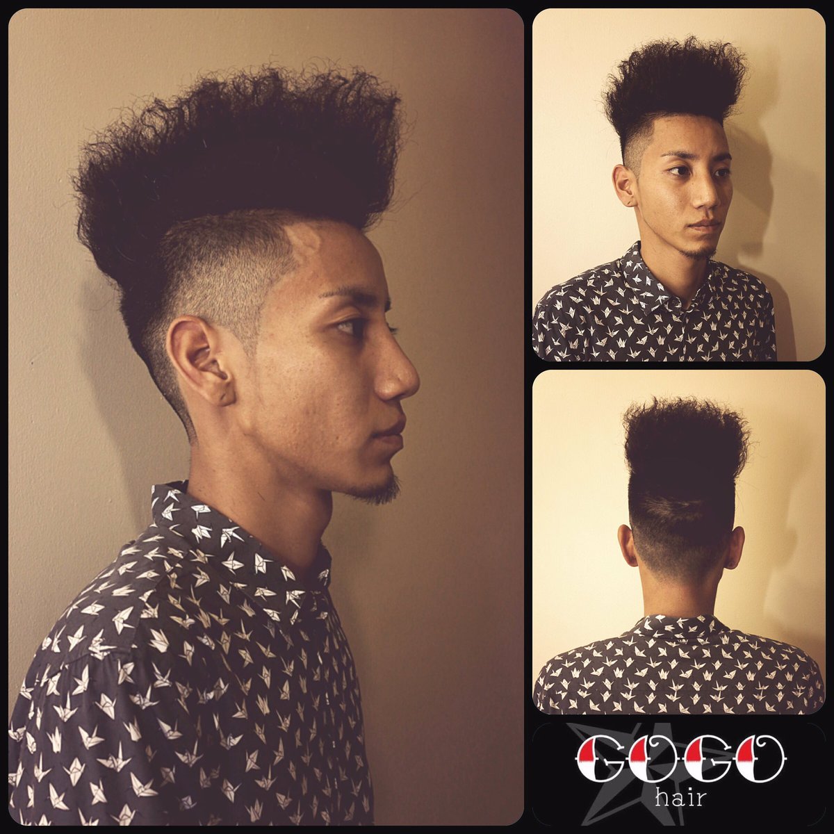 ট ইট র 美容室gogo フェードからのボックスカットベースに ソフトなツイストアフロをあてた ボックスツイスト トップはあえてラインをキッチリださず ぼかす事でルーズでカジュアルなセットに