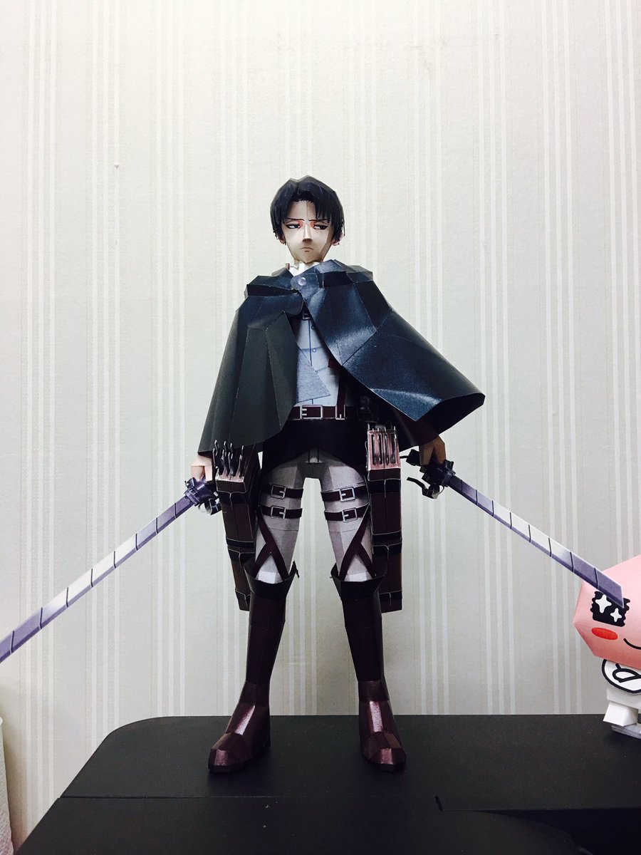 yoo__o321's tweet photo. 🌸 진격의 거인(Attack on Titan,進撃の巨人) 리바이병장(Ribai) 🌸

시간 짬내서 틈틈히 만드느라 3주가 걸렸습니다😰
초보라 만드는게 서툴러서 무기랑 머리가 미스입니다😂 https://t.co/HsuCUD62Y8