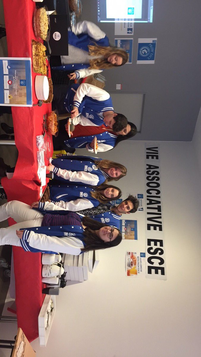 ESCE's tweet photo. L'asso prom'esce accueille les étudiants ce matin et ce midi pour un petit déjeuner et déjeuner #promesce #petitdej #dejeuner https://t.co/Tr73I9ASEe
