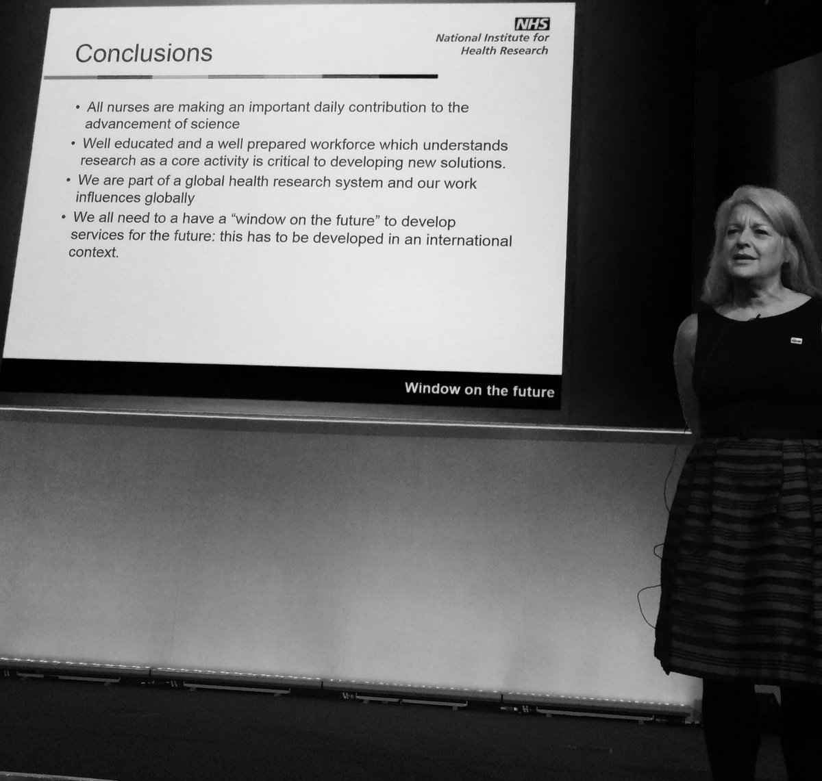 'I believe nurses are scientists - extremely knowledgeable, systematic, reflective practitioners. Which makes us scientists.' #RCNICC16