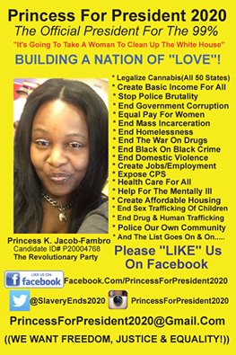 SlaveryEnds2028's tweet photo. ((( Princess For President 2020! ))) #PrincessForPresident2020 https://t.co/dFzQ2bnIh0