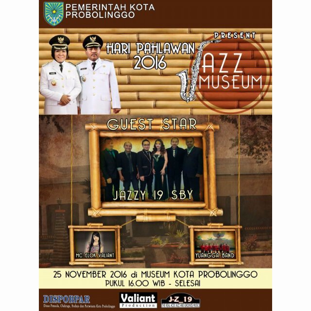2days to go, at Museum Probolinggo :) Be there &amp; enjoy, special feat <a href="/JefriMartino/">JefriMartino</a> &amp; <a href="/aghnisax/">Aghni</a> Cc: <a href="/InfoProbolinggo/">Info Probolinggo</a>