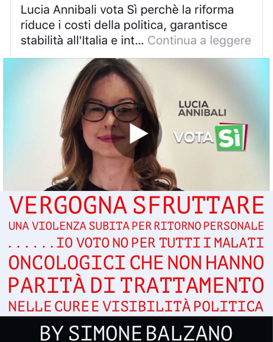 Simoneuno1's tweet photo. #IoVotoNO 

Per una poltrona si fa tutto ❗️ https://t.co/9a02UNXzqe