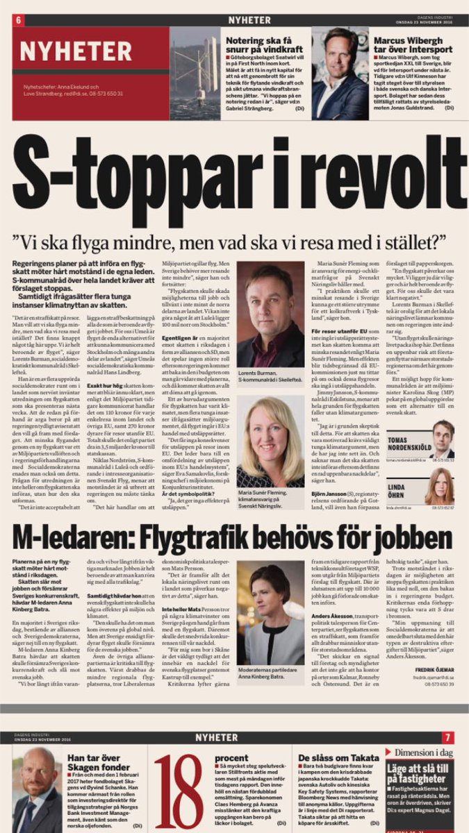 flygplatser's tweet photo. Nej till flygskatt. S-kommunalråd eniga med oppositionen mot regeringen. @KinbergBatra @matsperspektiv @andersaakesson #svpol https://t.co/RdkvMJWxlz