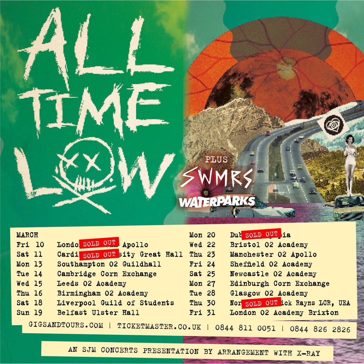 AllTimeLow's tweet image. Excited to announce our tour dates in March will also include @waterparks!! Get your tickets: alltimelow.com/tour