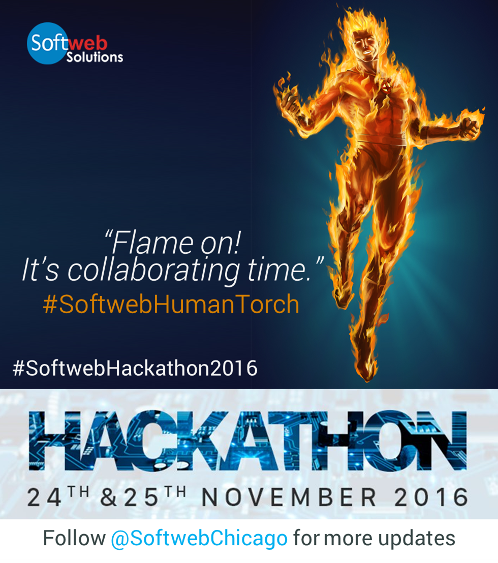 ImAjaykumar's tweet image. Team #SoftwebHumanTorch aiming to better few @Microsoft products in 24hrs challenge #SoftwebHackathon2016 @SoftwebChicago @cadirks StayTuned