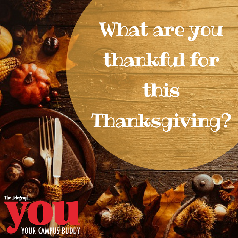 YouTelegraph's tweet photo. Amidst all its ups and downs life gives us so much to be thankful about. #HappyThanksgiving #TTYou https://t.co/QVrqjBcdLs