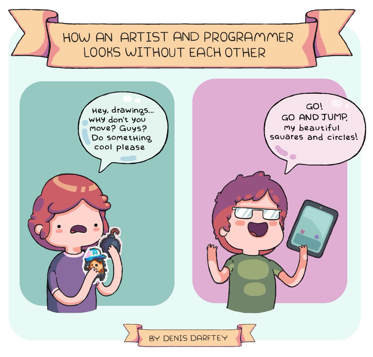 McFunkypants's tweet image. a symbiotic relationship!

#gamedev 💙 #artist

(img credit @darftey)