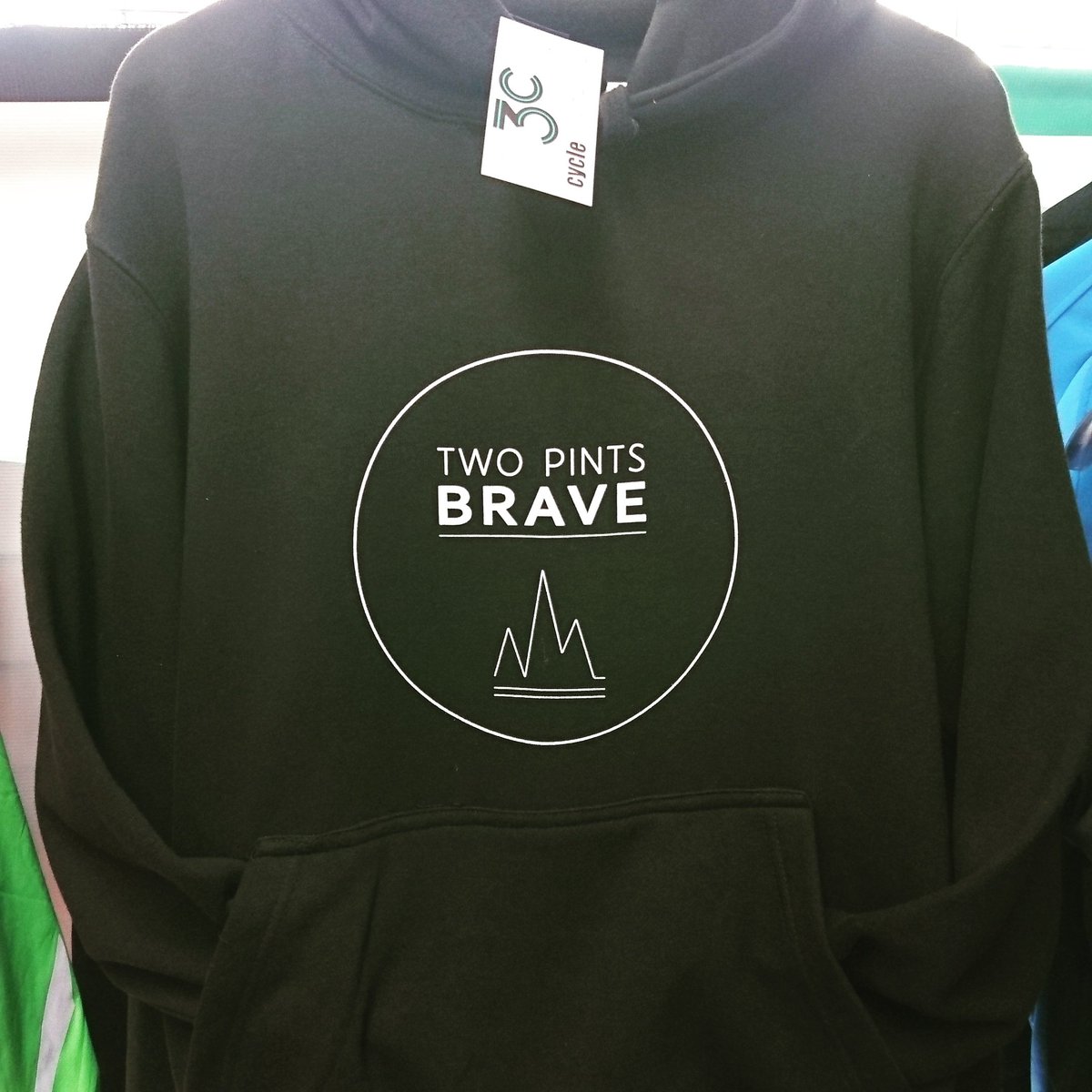 Proud to have <a href="/TwoPintsBrave/">Two Pints Brave</a> hoodies and T's in stock. What a great gift for the biker in your life #Christmas
