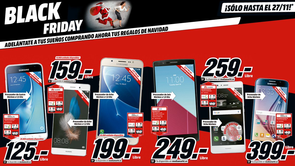 MediaMarkt España su Twitter: "Os dejamos algunas ofertas de telefonía de  nuestro folleto de Black Friday que estará activo hoy a las 22:00 en la web  y mañana en tiendas https://t.co/NZQBacZMln" /