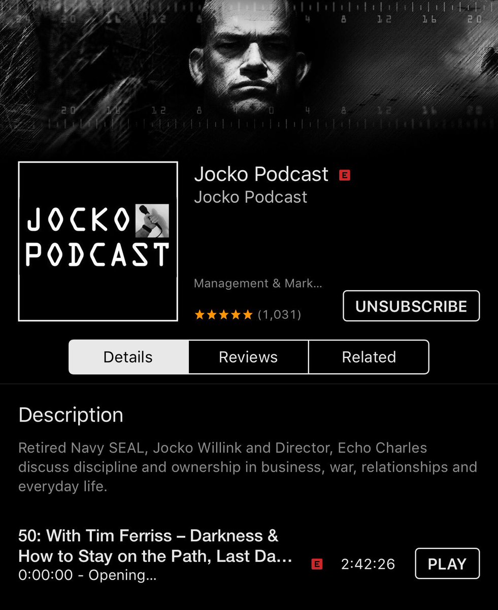 jockowillink's tweet image. 50 is up w/ @tferriss. Darkness&amp;amp;light. Thanks for listening &amp;amp;supporting. Thanks @joerogan: he &amp;amp; Tim got me here... itun.es/us/Ri9Y_.c?i=3…