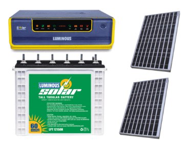 luminous_eshop's tweet photo. Buy online #SolarCombo - 850VA #Inverter / 150Ah #Battery / 300 #WattPanel at minimum prices. https://t.co/NNpPiRcvpT https://t.co/g2nFevayrH