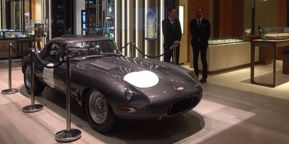 stratstoneuk's tweet photo. The #StratstoneEtype took centre stage at Watches of Switzerland, Regent Street, London >> https://t.co/TnGbRiXPNq https://t.co/15euPBWKKK