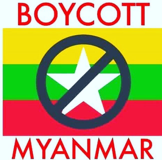 ShamKamikaze's tweet photo. Penyembelih umat Islam WAJIB DIBOIKOT! #prayforrohingya https://t.co/xizblvuaif