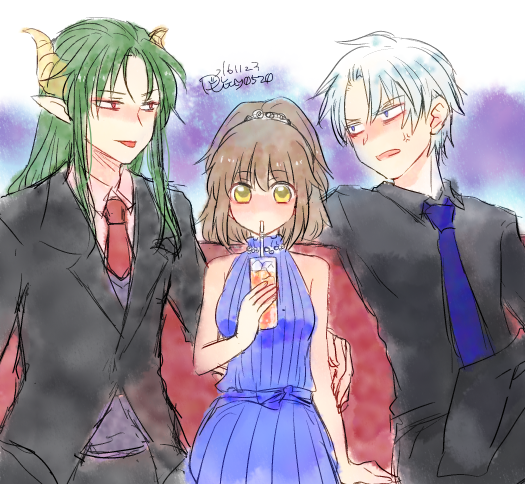 両手に花のtwitterイラスト検索結果