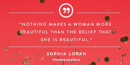 Confidence is everything. #womenwelove #sophialoren