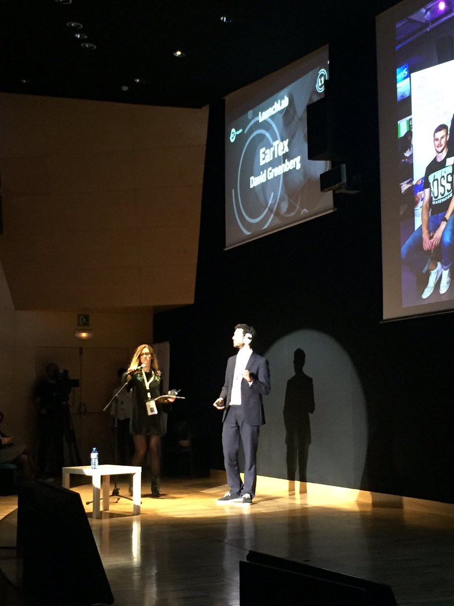 <a href="/EarTexLdn/">EarTex</a> pitching at the #EITHSummit - very proud of you David!