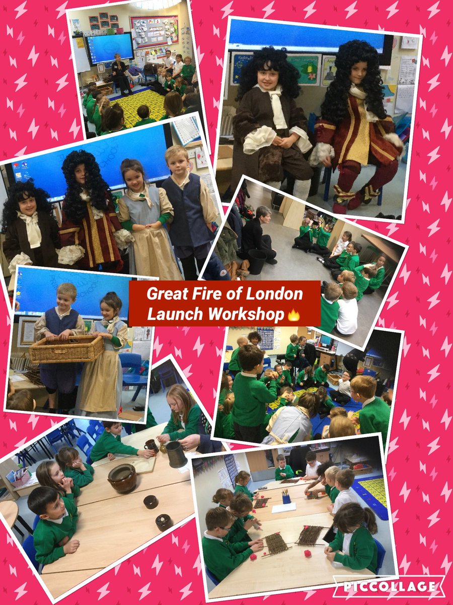 CHPTopaz's tweet photo. We've had a great afternoon with the official launch of our Topic The Great Fire of London🔥🔥Can you spot Samuel Pepys and King Charles...? https://t.co/jqPRo759KP