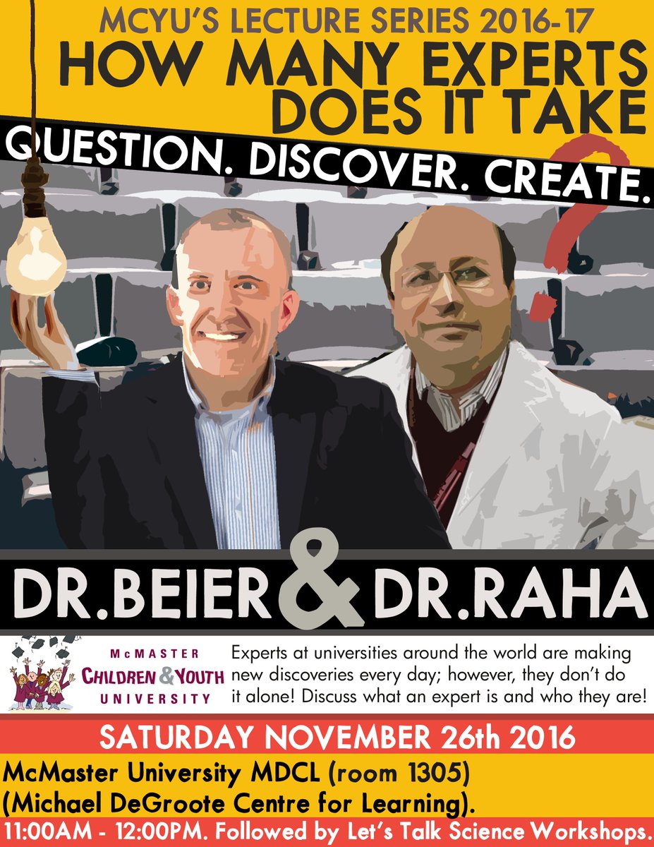 To register for last minute seats, visit mcyu.ca &gt;&gt; Lecture Series &gt;&gt; Register Now! See you there!