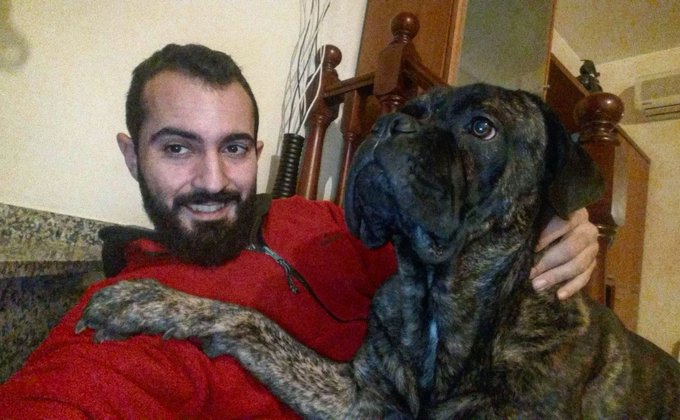 Que har&iacute;a yo sin ti... 😙🐶 #canecorso #canecorsolovers #canecorsopuppy  #mastiff #italianmastiffs https://t<a href="/tag/canecorso"class="tags">#canecorso</a><a href="/tag/canecorsolovers"class="tags">#canecorsolovers</a><a href="/tag/mastiff"class="tags"><span>#mastiff</span></a><a href="/tag/canecorsopuppy"class="tags"><span>#canecorsopuppy</span></a><a href="/tag/italianmastiffs"class="tags"><span>#italianmastiffs</span></a>