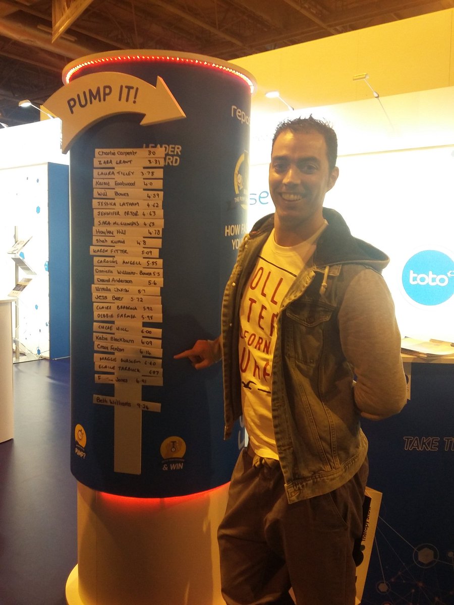 craigybabie2's tweet photo. Made it onto the leaderboard for the quickest time to pump up a pressure relief cushion #skills #OTshow https://t.co/ZSnebLxR0s