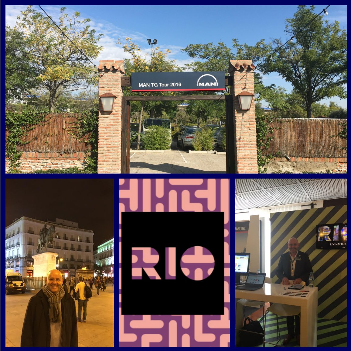 The next stop on the #RIOroadtrip through Europe was sunny Spain. We had a great time as part of <a href="/MAN_Group/">Blue Man Group</a> TG Tour ´16 #logistic #staytuned