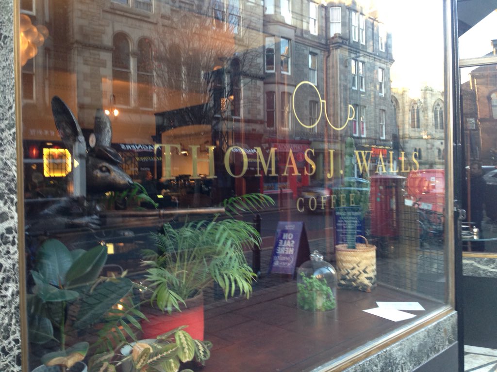 No time to stop today but this new cafe on Forest Rd looks nice! #Edinburgh #coffee