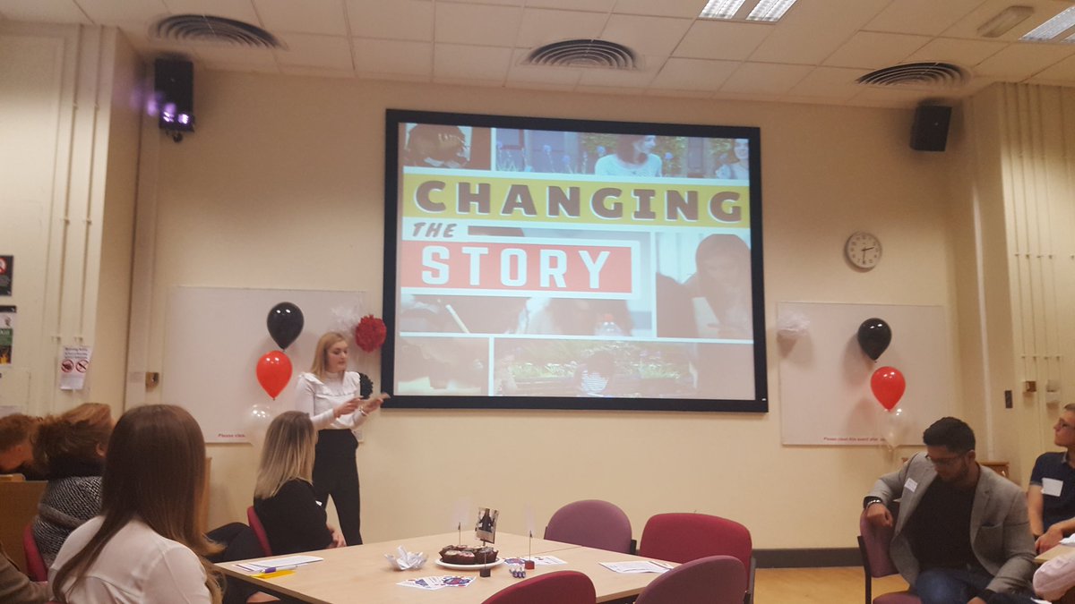 tess_hs's tweet photo. Here's @LeedsUniAHC student Amy Grabe talking about the incredible Changing the Story project  @EngagementLeeds #getengagedleeds https://t.co/m1Z21Tr0Rp