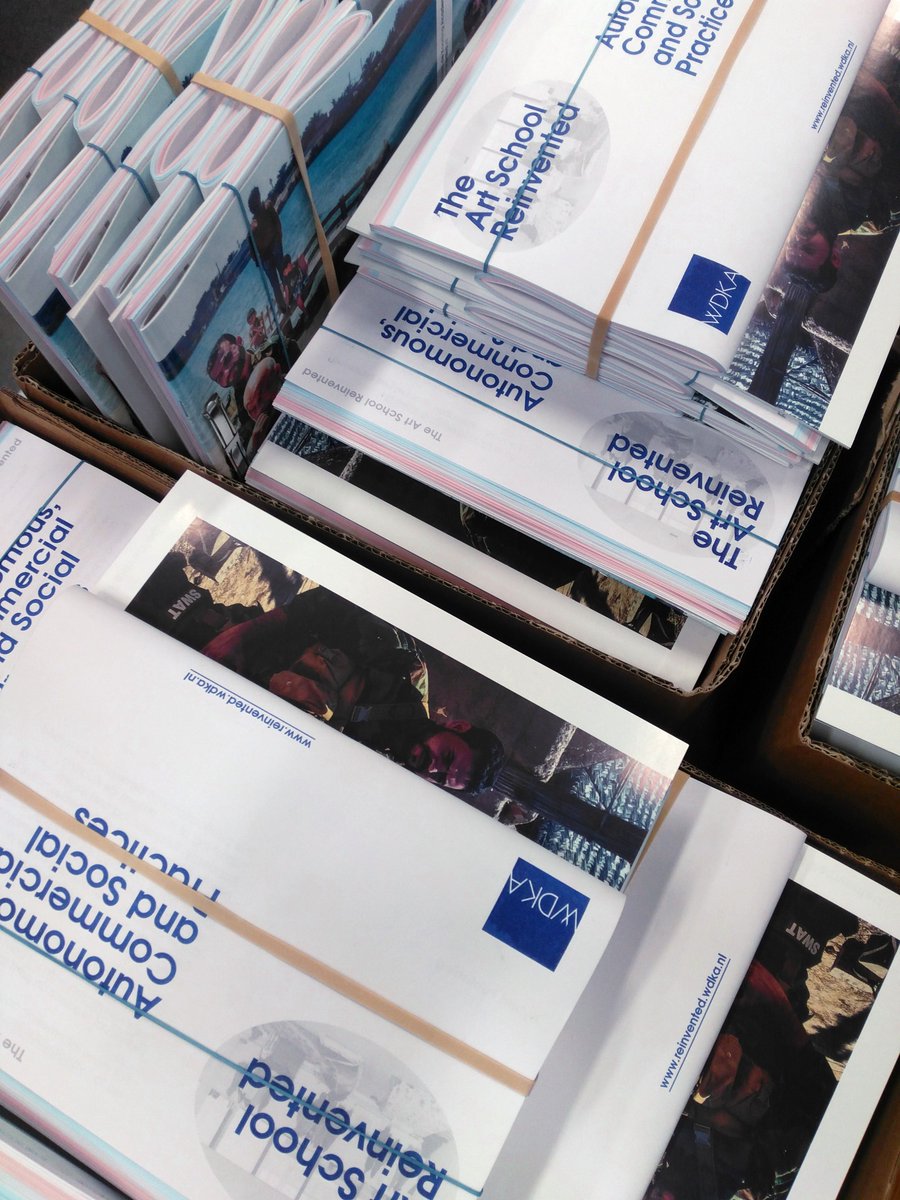 template02's tweet image. *The Art School Reinvented* @WdKA Online next week :D