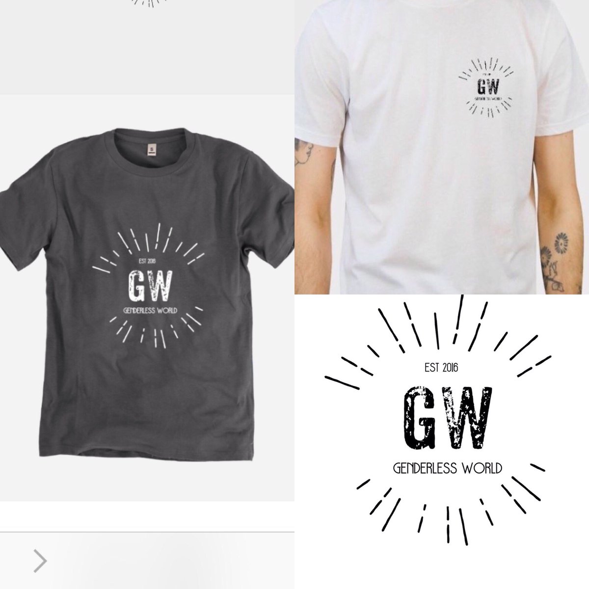 GenderlessWorld's tweet image. SALE NOW ON!
#genderlessworld#Gw#Unisex  Our t-shirts are now only £12.99 when you order direct with our twitter account! Dm for details