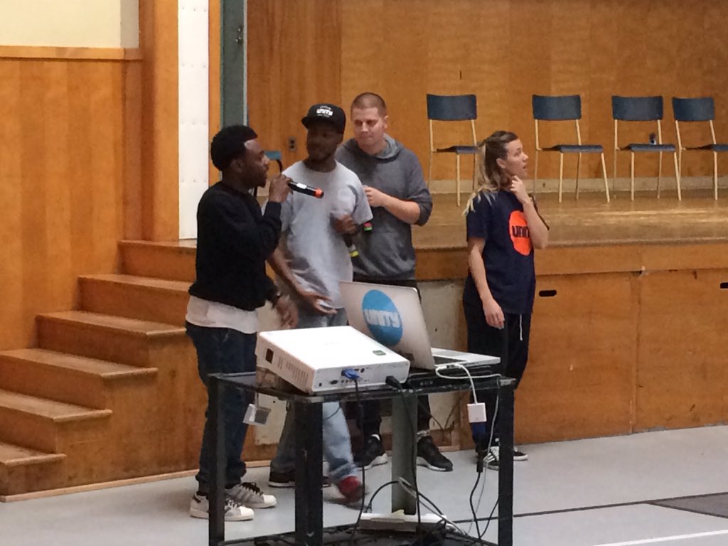 MrMillerCAL's tweet photo. Unity is bringing it! @CJHS_HRSB https://t.co/CeZWfD1FJI