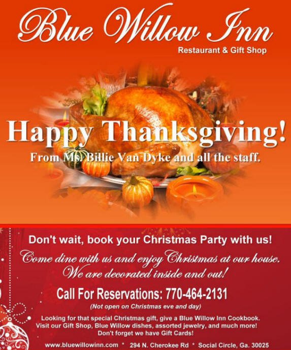 Blue Willow Inn (@Bluewillowinnsc) / Twitter