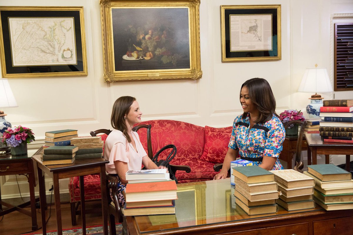 When Rory met <a href="/FLOTUS/">First Lady Melania Trump</a>. Happy #WCW to our favorite ladies just talking international girls education. #LetGirlsLearn