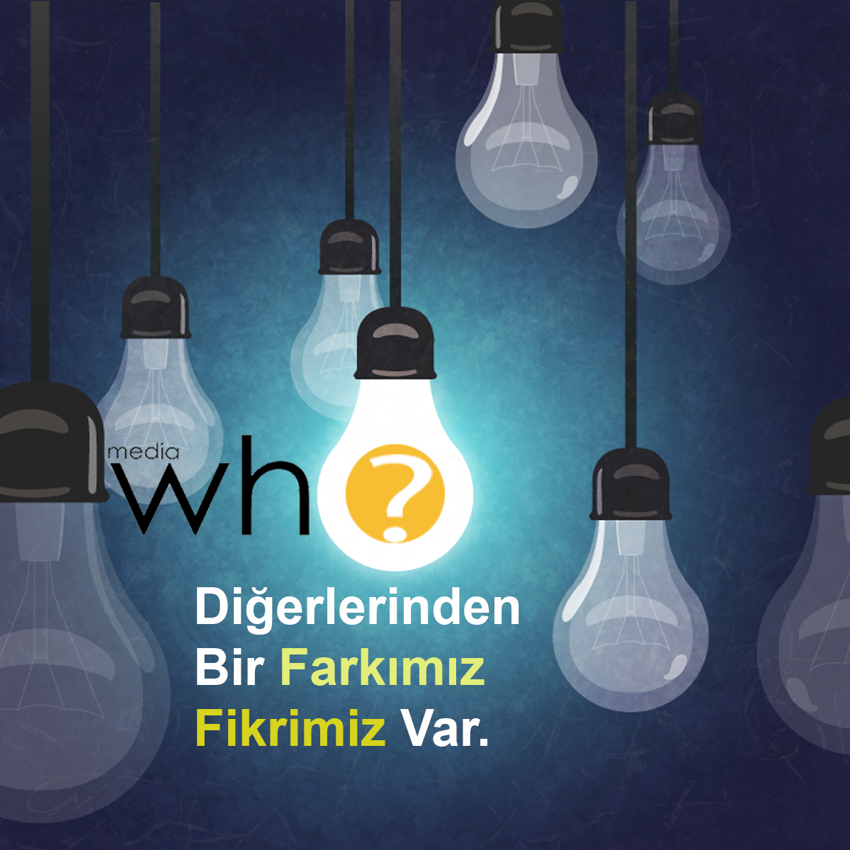 Diğerlerinden bir farkımız fikrimiz var.