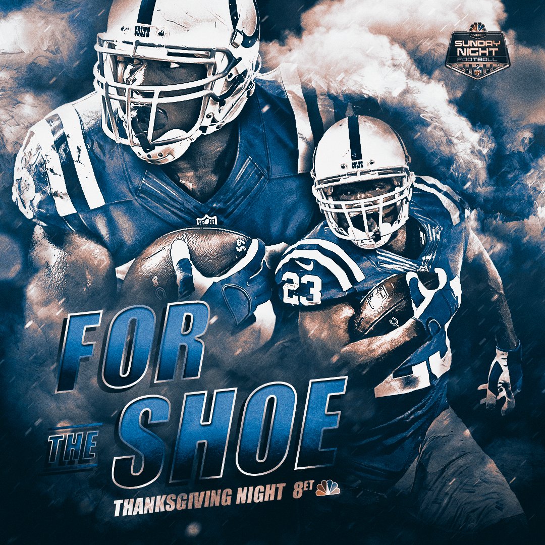 Tomorrow night, it's a Thanksgiving showdown between the @Colts and @steelers 🍂🦃 #ForTheShoe #SNF