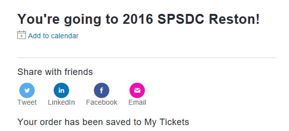 mrshadeed's tweet image. I&apos;m all set to attend #SPSDC in early December. Don&apos;t have tickets? Reserve yours before they&apos;re all gone: bit.ly/2f6wl8K
