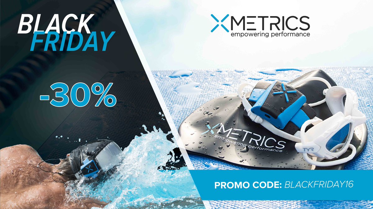 Take advantage of the #BlackFriday and start getting results! #XMetrics #swimming #wearables #pool #training bit.ly/1wJjjMT