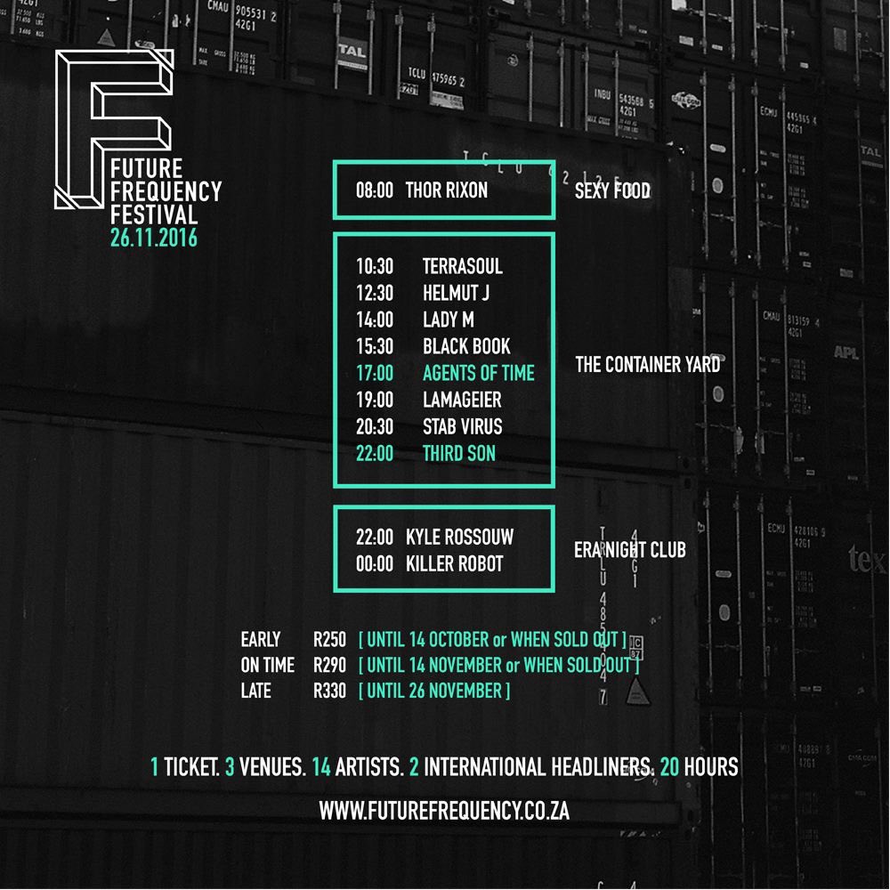 SATURDAY <a href="/thorrixon/">Thor Rixon</a> will be kicking things off for Future Frequency at <a href="/SexyFoodSA/">SEXY FOOD</a>