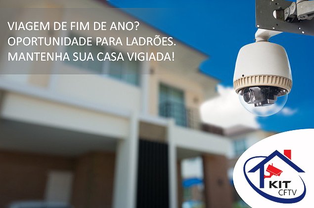 cftvkit's tweet image. Mesmo com a casa vazia, o monitoramento evita problemas e inibe a ação de ladrões.
