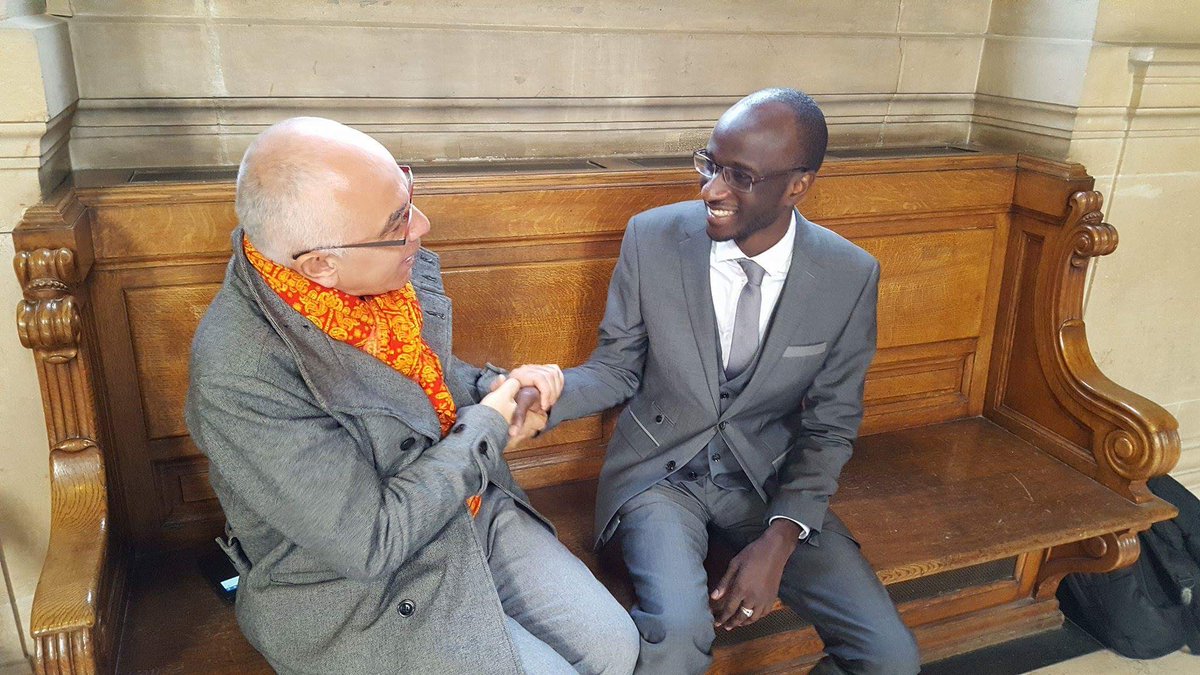 ChrisRodrigAl's tweet photo. #JLM2017 #FranceInsoumise @IntlYAYE rencontre avec le Président de l'#UESNF.
Halte à la répression contre les étudiants au Niger !
Soutien! https://t.co/2b8KIvooJz